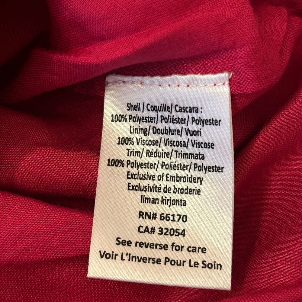 Varun Bahl Red Flower Top - Picture 7 of 12